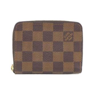 Louis Vuitton Pre-owned Wallets, female, Brown, Size: ONE SIZE Pre-owned Damier Zippy Coin Purse Coin Case