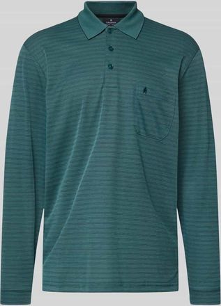 Ragman Regular Fit Poloshirt mit Brusttasche Modell Fineliner in Petrol, Größe XXXL