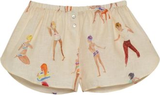 G.Kero Beautiful Girl Short - Dames - Bermuda - Beige - S - Katoen - Korte Broeken