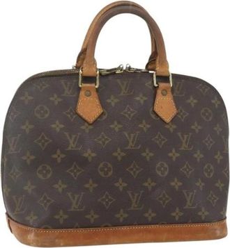 Louis Vuitton Pre-owned Handbags, female, Brown, Size: ONE SIZE Pre-owned Vintage Canvas Handbag