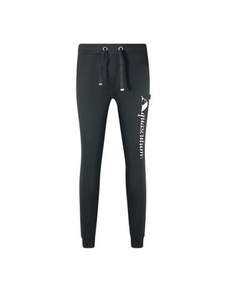 Aquascutum Mens Aquascutum Black Logo Sweat Pants - Size: 35/34/32