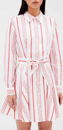 Claudie Pierlot Robe chemise courte ray&eacute;e