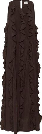 Kaffe Vestido Ines - Dresses - Mujer - Marr&oacute;n - 2XL