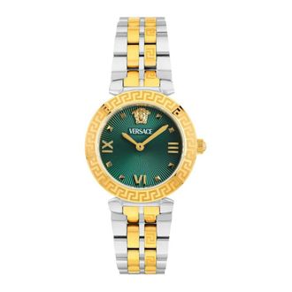Versace Horloges - Dames - Horloges - Groen - ONE Size - Accessoires