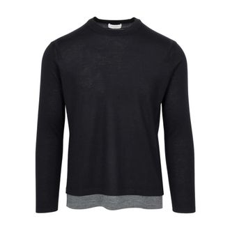 Paolo Pecora Jersey de cuello redondo holgado - Knitwear - Hombre - Azul - XL