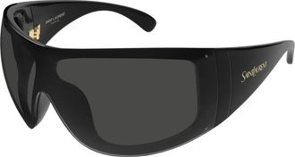 Saint Laurent Sunglasses, unisex, Black, Size: 55 MM SL 914 Shield Sunglasses