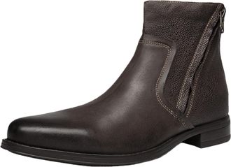 Generic Mens Classic Retro Chukka Boots Genuine Leather Slip On Ankle Dress Oxford Motorcycle Boots for Men (Coffee,8.5)