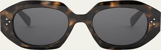 Celine 3 Dot Geometric Square Sunglasses