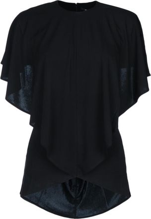 Jacquemus Black Solid Crew Neck Top