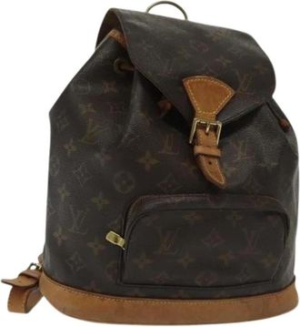 Louis Vuitton Pre-owned Canvas Rugzak - Dames - Vintage Rugzakken - Bruin - ONE Size - Vintage