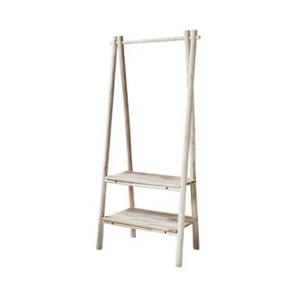 Tikamoon Colgador de teca maciza