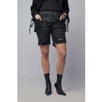 Rick Owens Denim Shorts - Slivered Tight Cut Offs