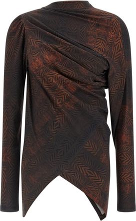 Kiko Kostadinov Cotton Pattern Womens Shirt