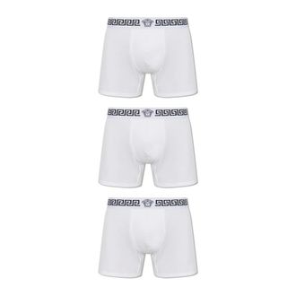 Versace Bottoms, male, White, Size: 3XL Three-Pack of Boxers