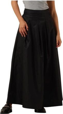 Copenhagen Muse Zwarte Midi Rok voor Vrouwen - Dames - Maxi Rokken - Zwart - S - Rokken