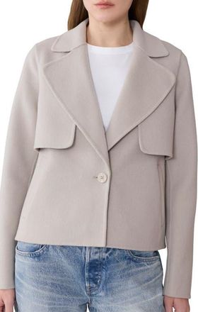 Soia & Kyo Selah Wool Blend Coat in Light Oak at Nordstrom, Size X-Large