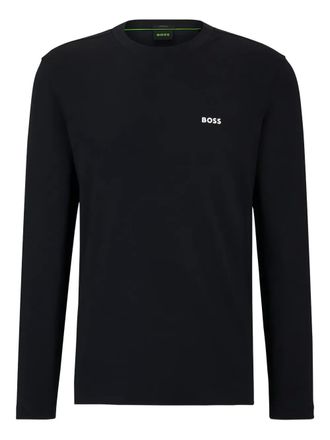 BOSS T-shirt a maniche lunghe - Blu