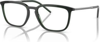 Dolce & Gabbana 54mm Square optical glasses in Green at Nordstrom