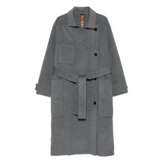 Glox Belted Patch-pocket Coat