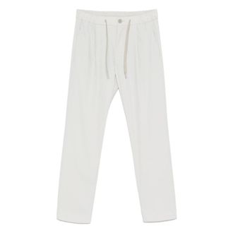 Herno Training Trousers, male, White, Size: L Maestro Training Trousers