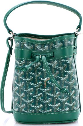 Goyard Petit Flot Bucket Bag Coated Canvas Mini