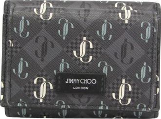 Jimmy Choo London Pre-owned Jayden Portemonnee - Heren - Vintage Accessoires - Grijs - ONE Size - Leer - Vintage