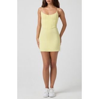 Florence By Mills Corset Minidress in Yellow Iris at Nordstrom Rack, Size Xx-Large