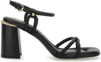 Ash Lola Bis Sandalen met Hoge Hak - Dames - Schoenen - Zwart - Maat: 36 EU Leer