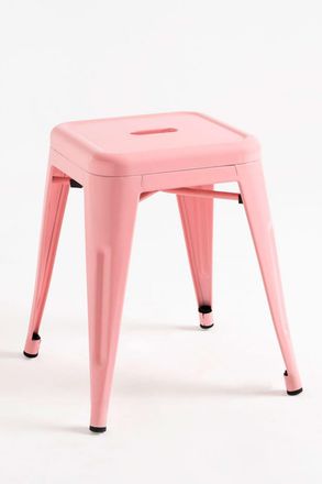Regalos Miguel Pack 6 Taburetes color rosa en acero reforzado
