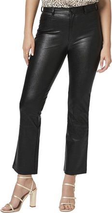 Paige Claudine Black High Rise Sleek Ankle Flare Jean