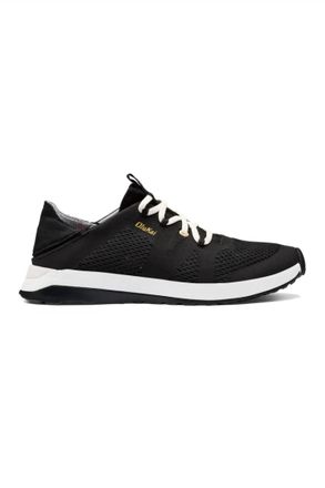 Olukai Womens Huia Sneakers In Black/black
