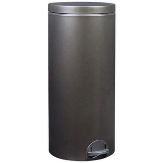 Rossignol Cubo De Basura Con Pedal De 30 Litros, Negro Basalto - 90236 - Rossignol