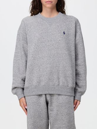Polo Ralph Lauren Felpa girocollo in misto cotone con logo ricamato