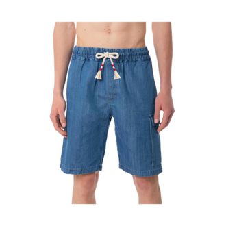 MC2 Saint Barth Korte Broeken, Heren, Blauw, S, Denim, Denim Shorts