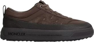 Moncler Altive Lage Sneakers - Heren - Sneakers - Bruin - 45 EU - Leer - Schoenen