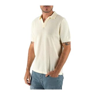 MC2 Saint Barth Polo Shirts, male, Beige, Size: XL Sloan Net Polo