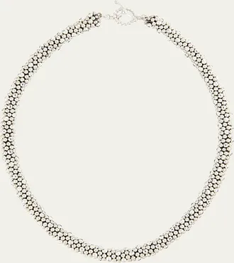 Meredith Frederick Irina Faceted Sterling Silver Bead Necklace
