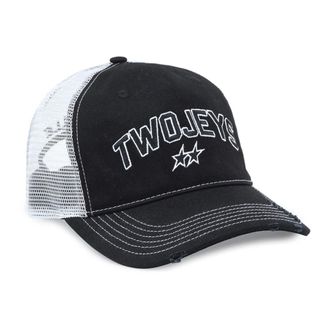 TwoJeys Icon Trucker - Heren - Accessoires - Zwart - Maat: ONE Size Katoen