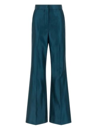 Fendi Pantaloni svasati a vita alta - Blu