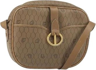 Dior Pre-owned Cross Body Bags, female, Beige, Size: ONE SIZE Pre-owned Vintage Plastic Shoulder Bag
