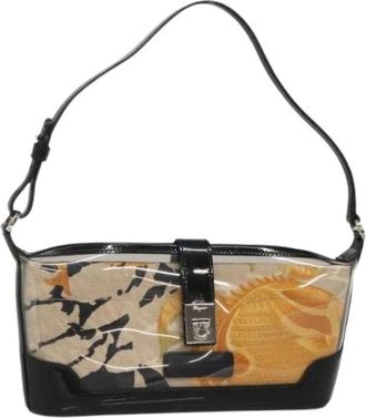 Ferragamo Pre-owned Shoulder Bags, female, Multicolor, Size: ONE SIZE Pre-owned Leather Shoulder Bag