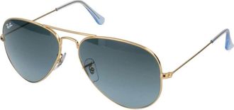 Ray-Ban Sunglasses, unisex, Yellow, 58 MM, Classic Aviator Sunglasses