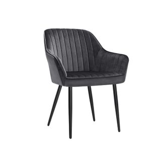 Songmics Silla Tapizada Con Reposabrazos