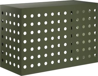 vidaXL Funda Para Aire Acondicionado Verde Oliva 90 X 40 X 60 Cm Acero Vidaxl