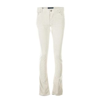 Hand Picked Slim-fit Trousers, male, Beige, Size: W36 Chino Ecru Orvieto 020777 951