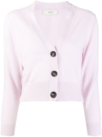 Pringle Of Scotland Cardigan con scollo a V - Rosa