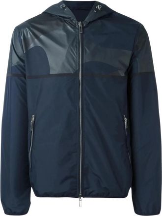 Emporio Armani Giacca Blouson con zip - - Jackets - Uomo - Blu - L