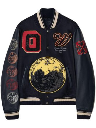 Off-white Moon Phase bomberjack - Zwart