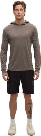 tentree Baker Hooded Longsleeve in Timber Heather at Nordstrom, Size Xx-Large