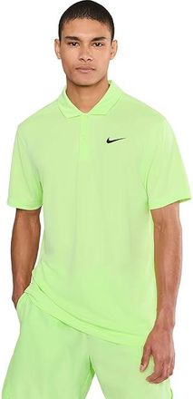 Nike Court Dri-FIT Tennis Polo Mens Clothing Light Liquid Lime/Black : 2XL, Polyester